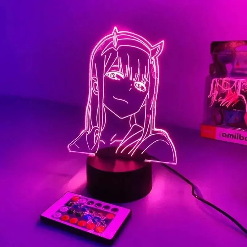 Home Cinema Lighting - Zero Two Anime Night Light Action