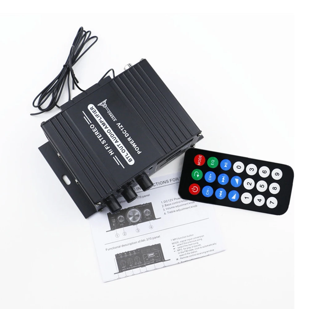 AK-370 Bluetooth Amplifier Pow - огляд і ціна Home Cinema Bluetooth
