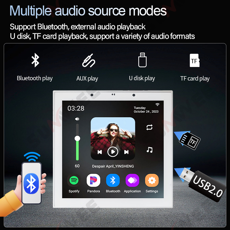 4 Inch Android 11 Tuya Smart H - огляд і ціна Home Cinema Bluetooth