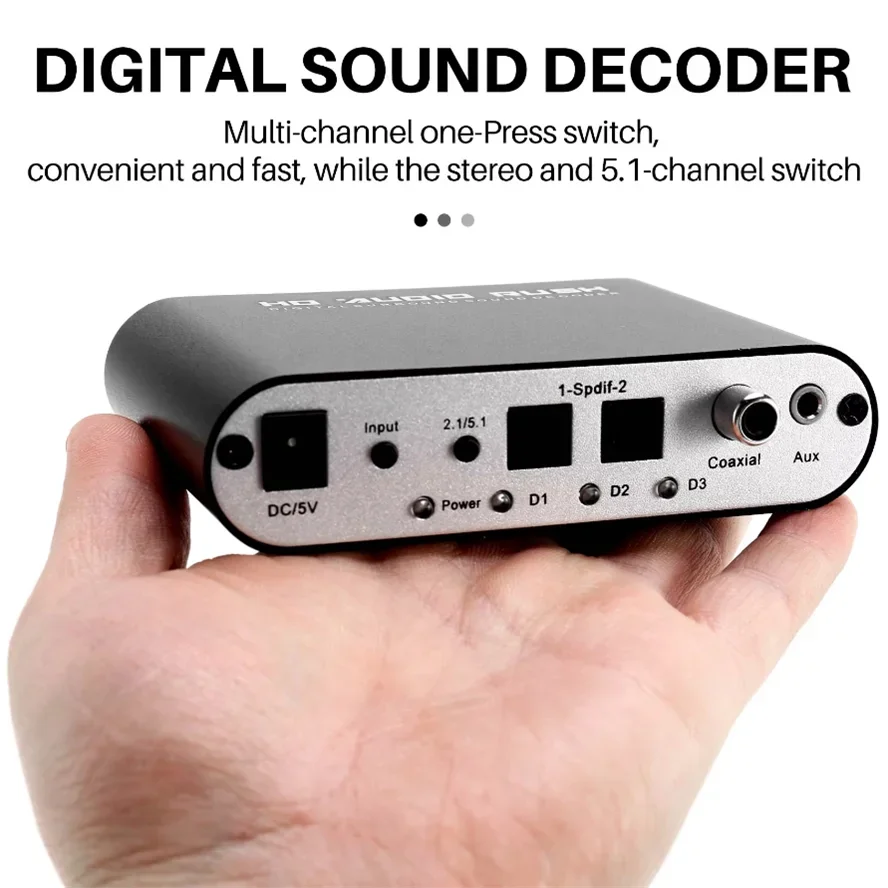 Digital to Analog 5.1 Audio De - огляд і ціна Surround Sound Decoder