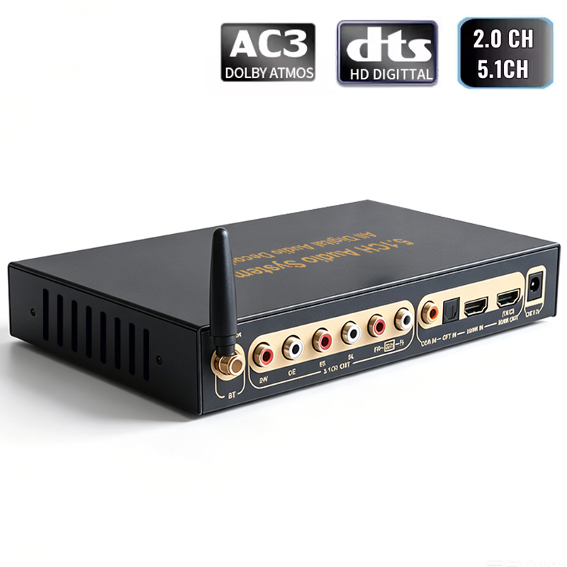 DTS AC3 Digital Audio 5.1 Deco - огляд і ціна Surround Sound Decoder