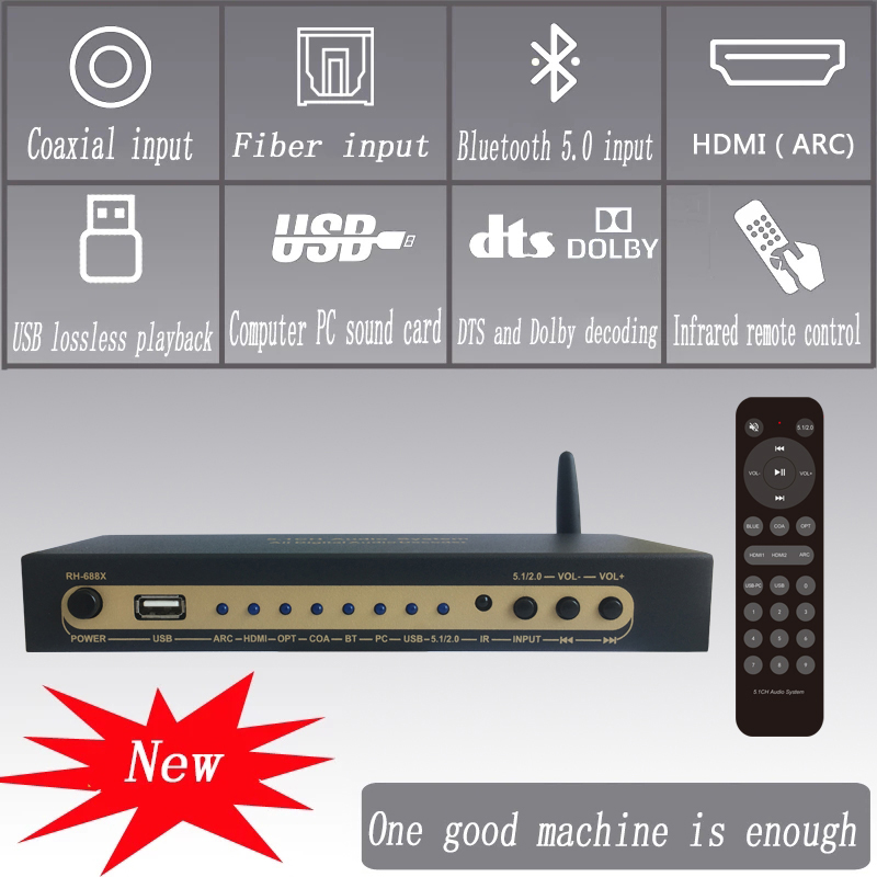 DTS AC3 Digital Audio 5.1 Deco - огляд і ціна Surround Sound Decoder