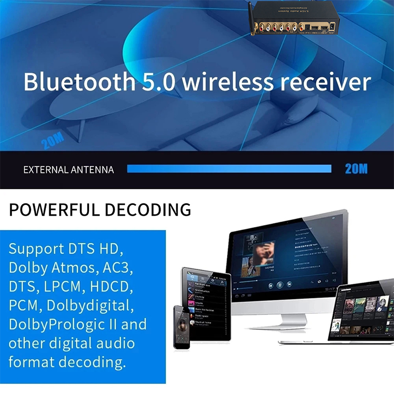 DTS AC3 Digital Audio 5.1 Deco - огляд і ціна Surround Sound Decoder