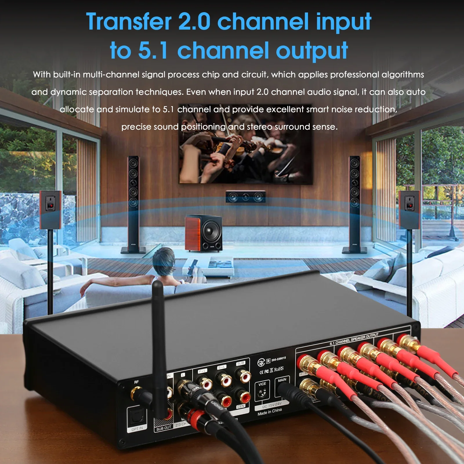 Douk Audio 5.1 Channel Digital - огляд і ціна Home Cinema Bluetooth