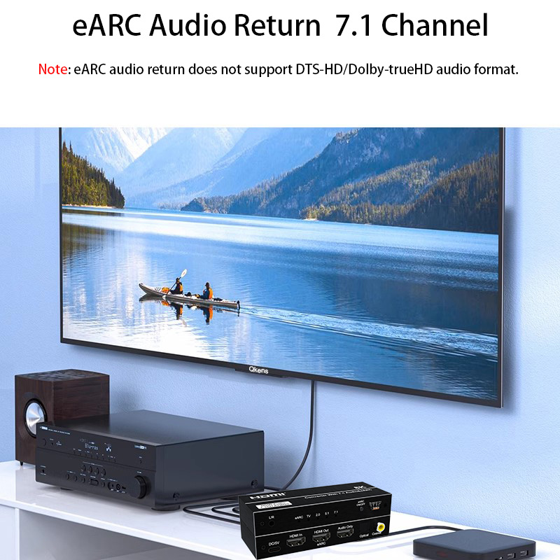 8K HDMI EARC Return Audio Extr - огляд і ціна Surround Sound Decoder