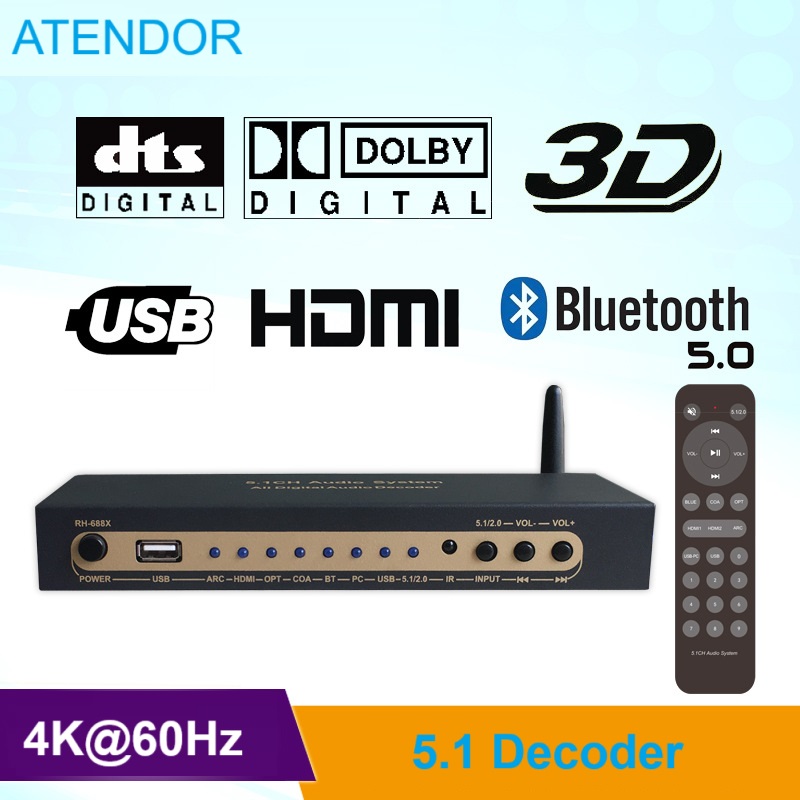 DTS Dolby Digital Audio 5.1 De - огляд і ціна Surround Sound Decoder