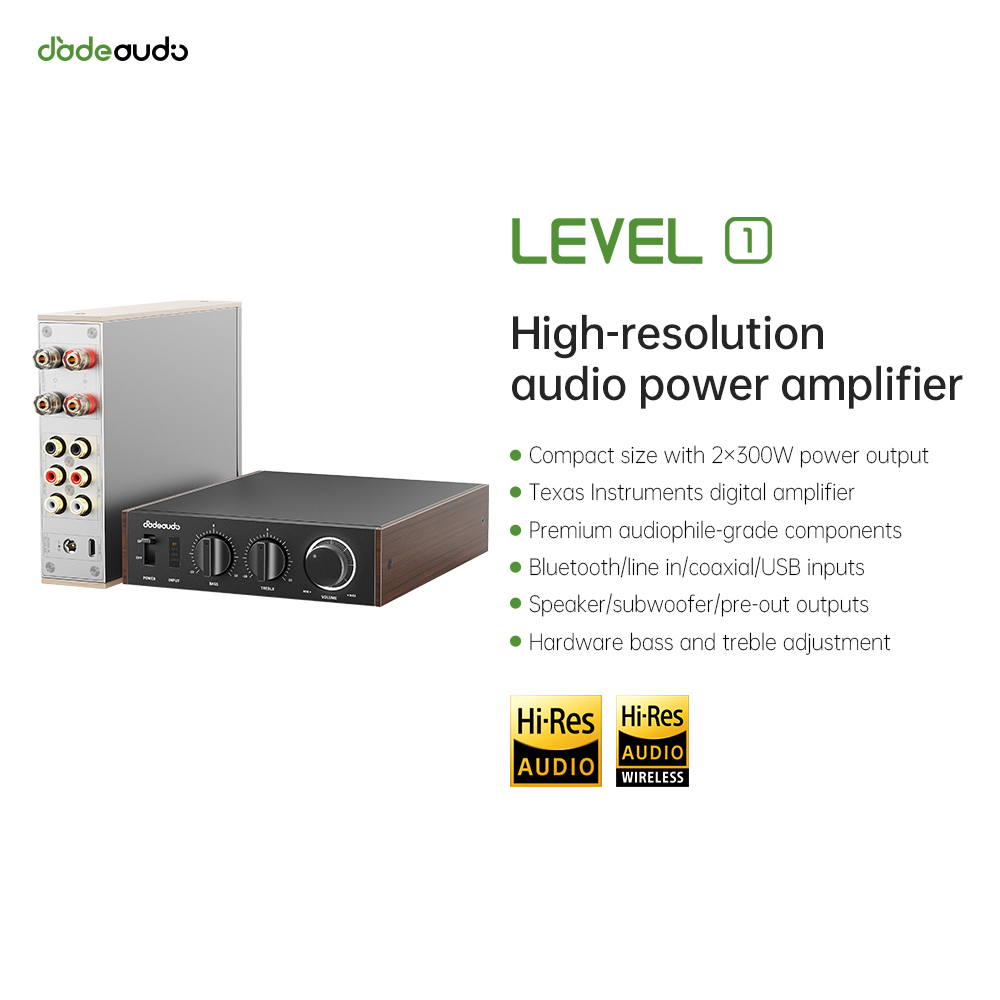JadeAudio Level 1 Desktop HiFi - огляд і ціна Home Cinema Bluetooth