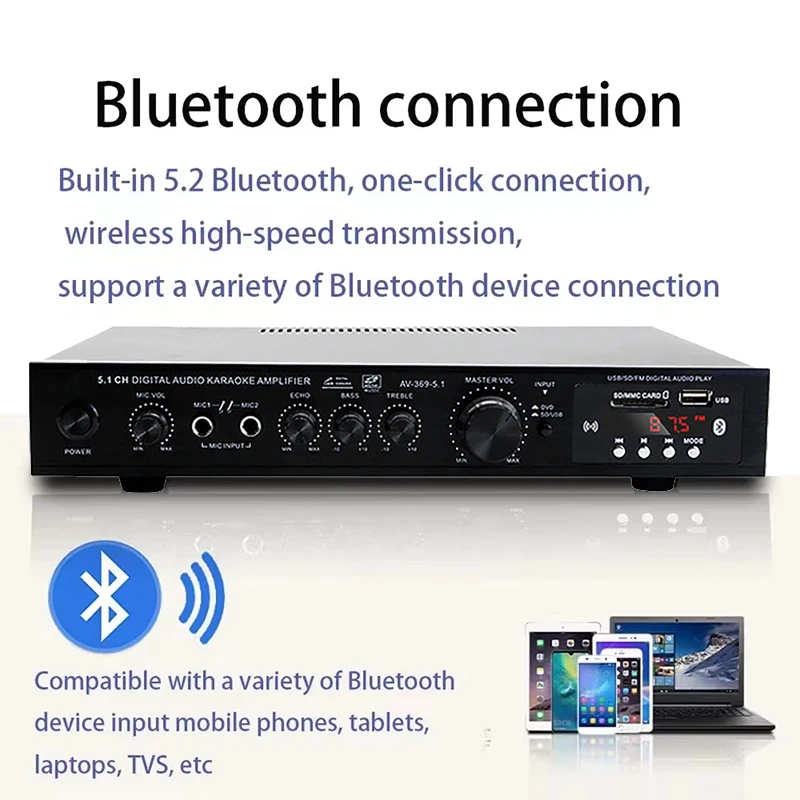 AV-369BT Bluetooth 5.1 Sound S - огляд і ціна Home Cinema Bluetooth