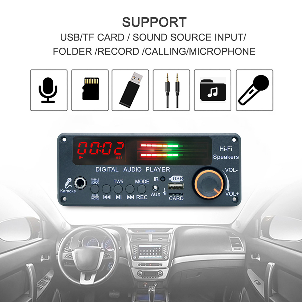 DC12V MP3 WMA WAV Decoder Boar - огляд і ціна Surround Sound Decoder